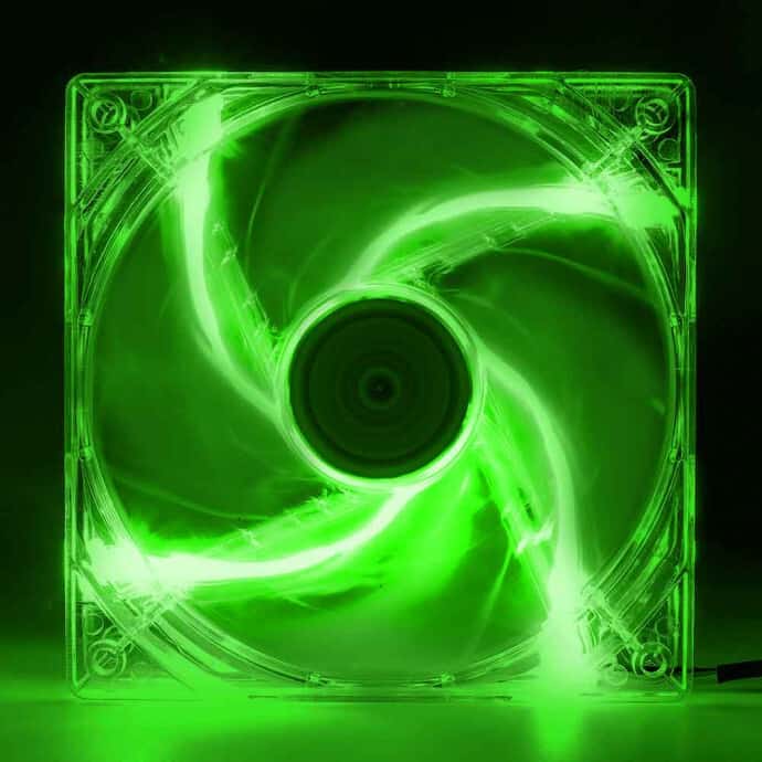 Cooler Fan 120mm Com Led Verde Dex - Dx-12l